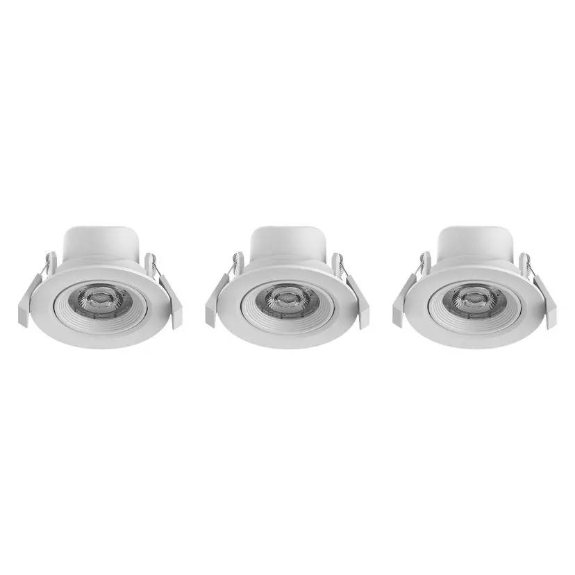 Downlights LED 3-pk 5,5 W 350 lm