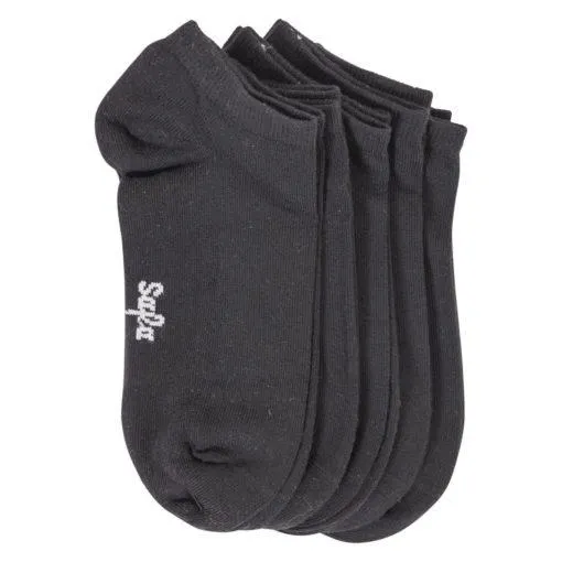 Ankelsokker glattstrikket 5pk