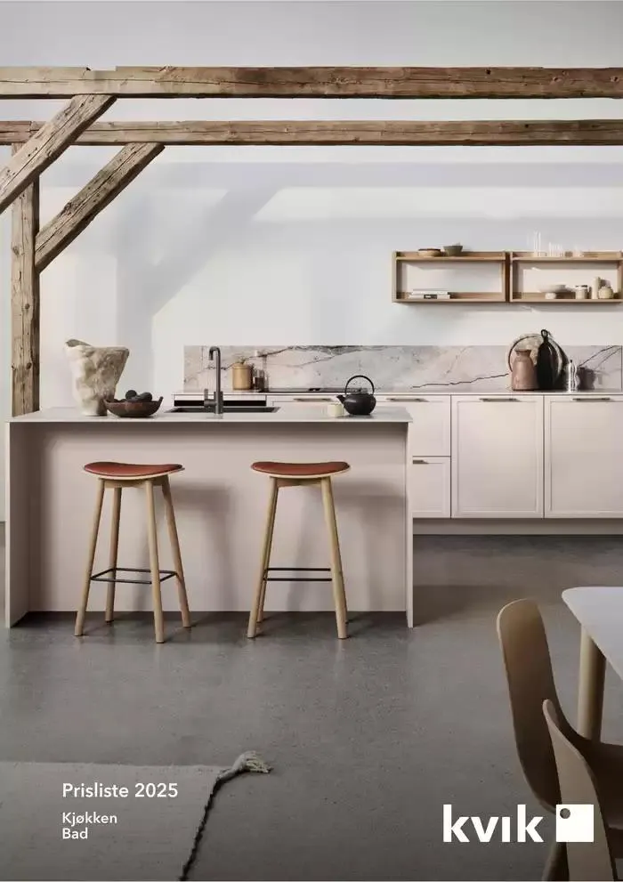 kvik kjøkken Prisliste. - 1