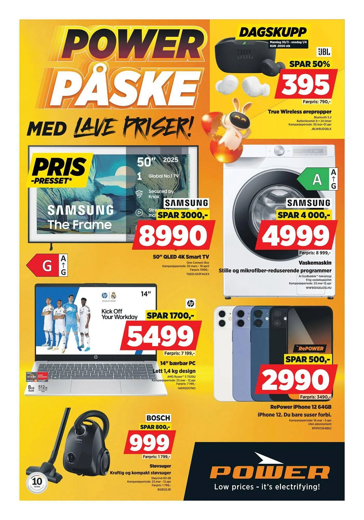 POWER kundeavis fra 30. mars til 7. april 2026 - kundeavisside 1