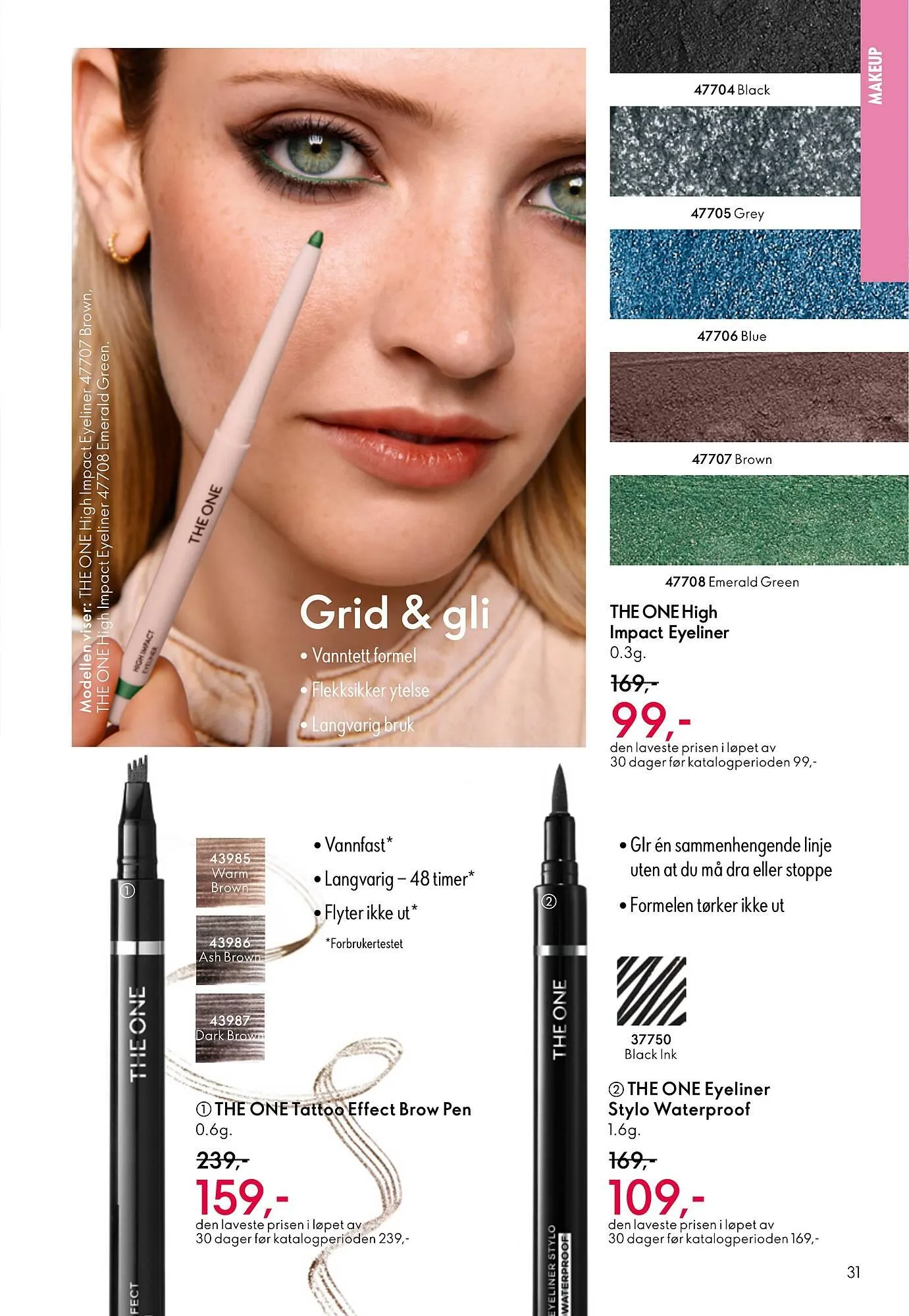 Oriflame katalog fra 29. oktober til 18. november 2025 - kundeavisside 31