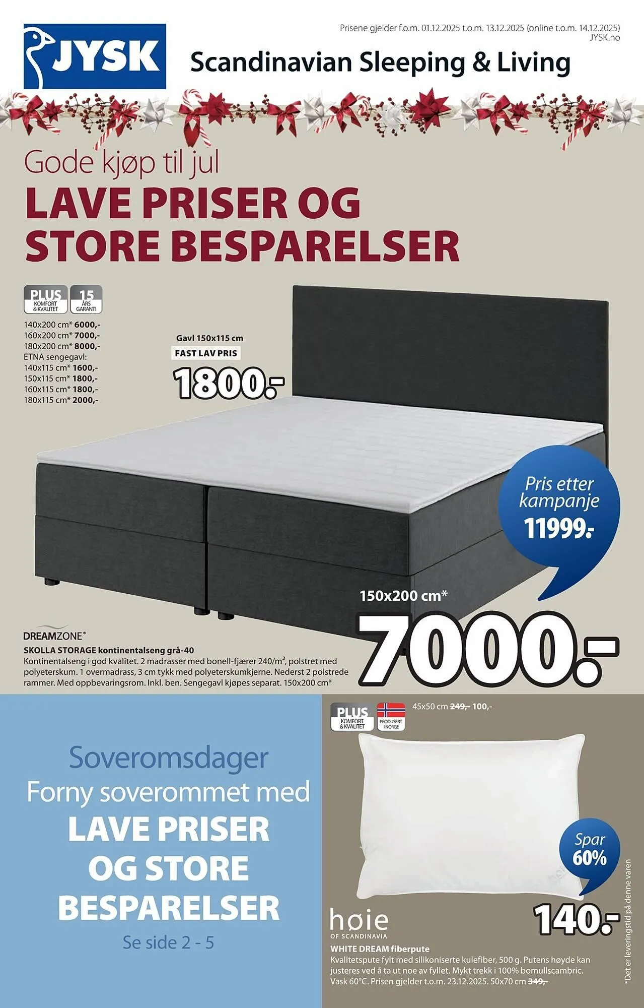 JYSK kundeavis fra 1. desember til 23. desember 2025 - kundeavisside 2