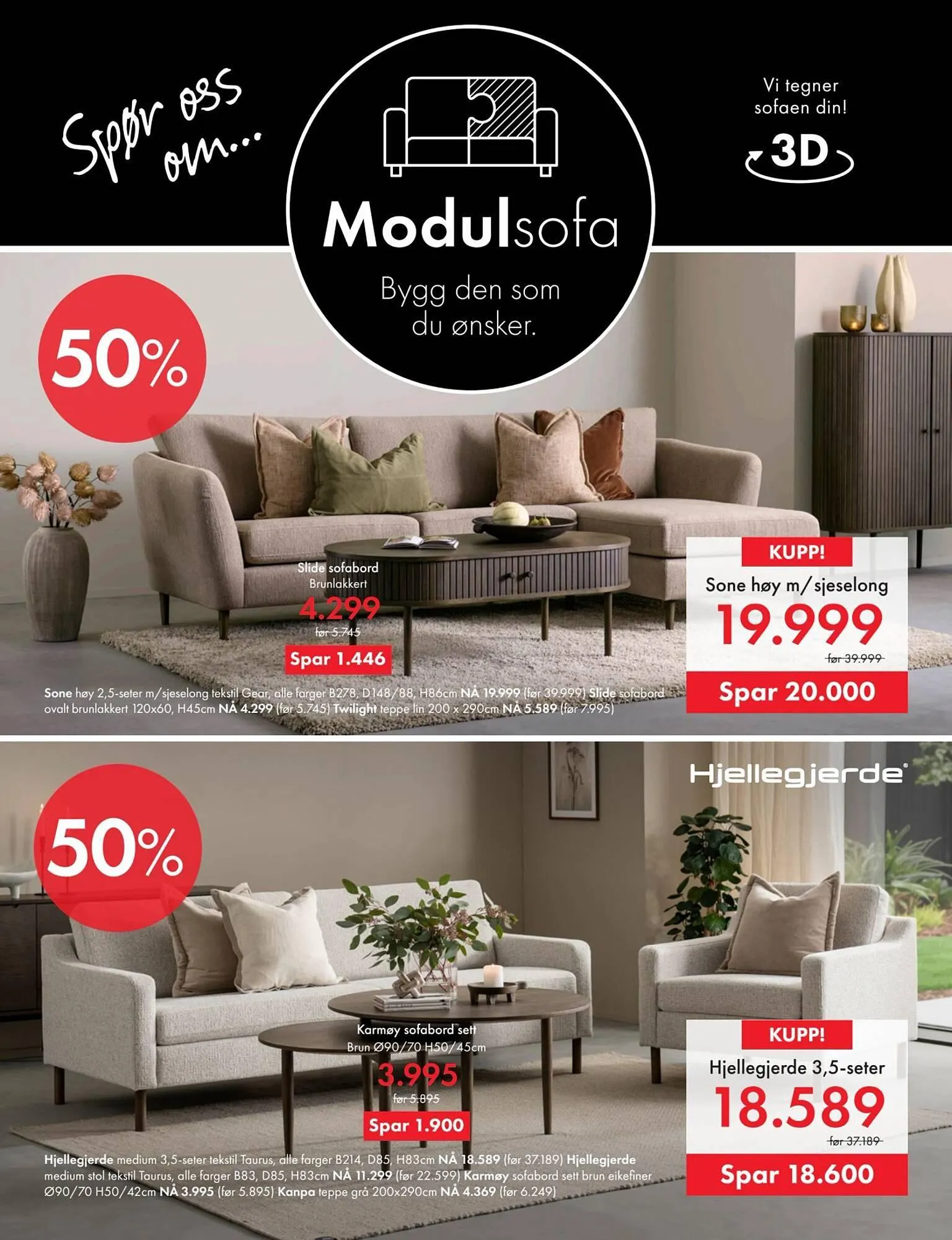 Fagmøbler kundeavis fra 1. april til 1. mai 2026 - kundeavisside 2