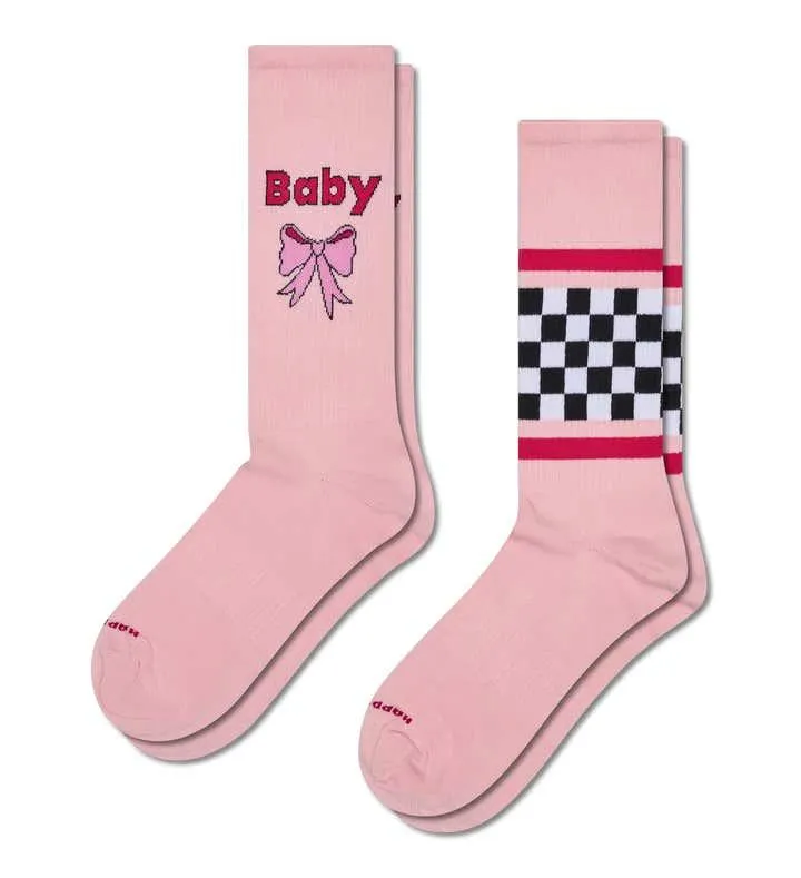 2-Pack Baby Sneaker Socks