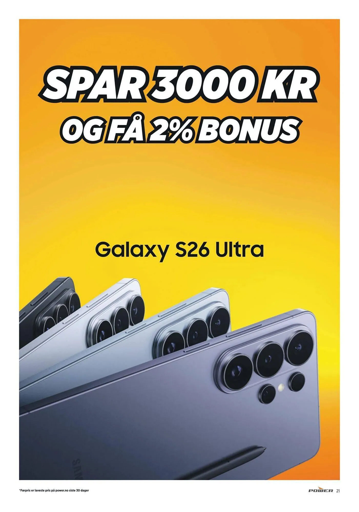 POWER kundeavis fra 30. mars til 7. april 2026 - kundeavisside 21