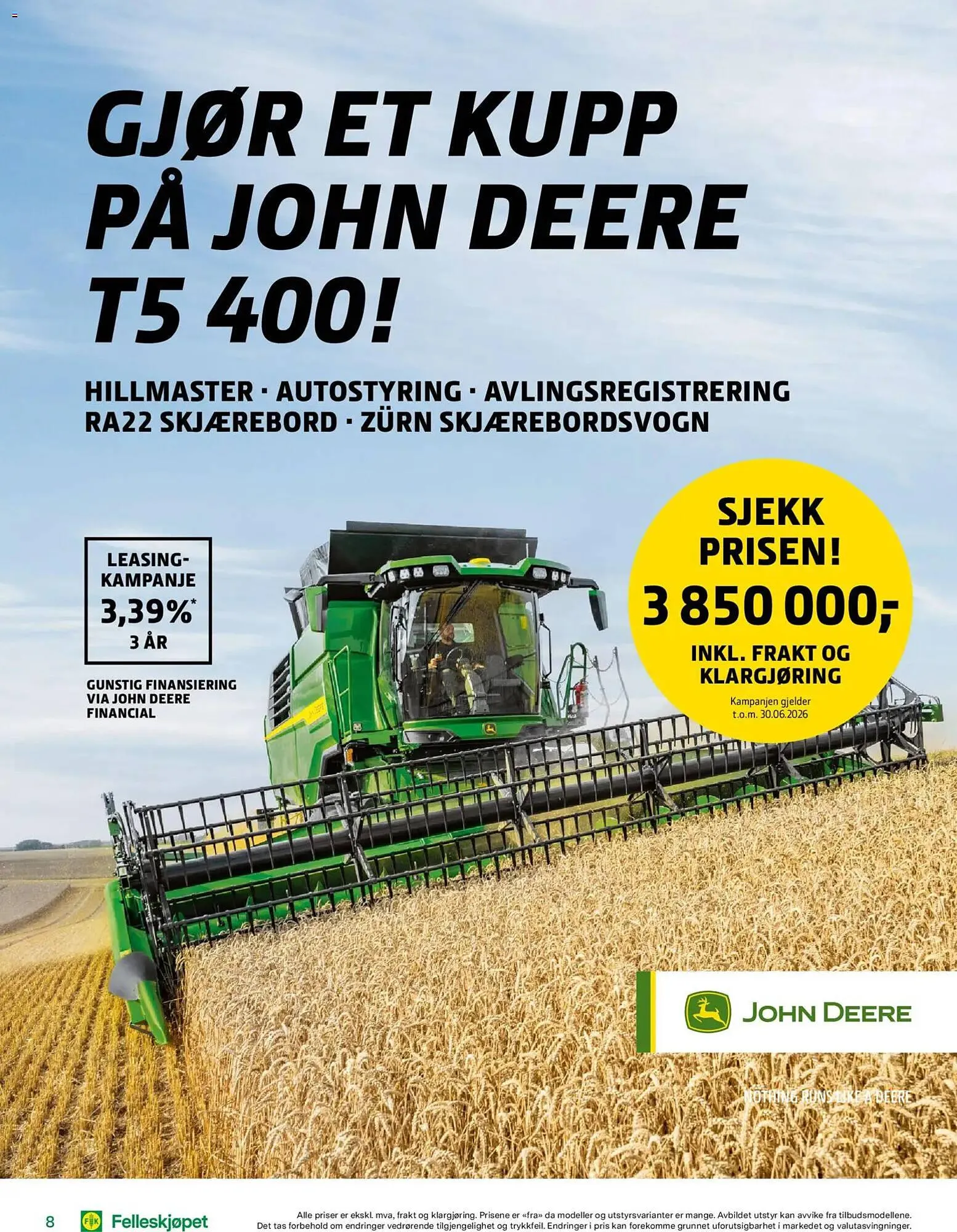 Felleskjøpet kundeavis fra 18. mars til 31. desember 2026 - kundeavisside 8