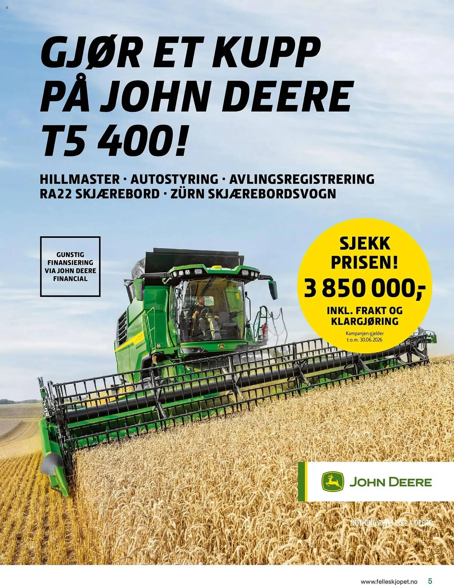 Felleskjøpet kundeavis fra 15. april til 3. januar 2027 - kundeavisside 5