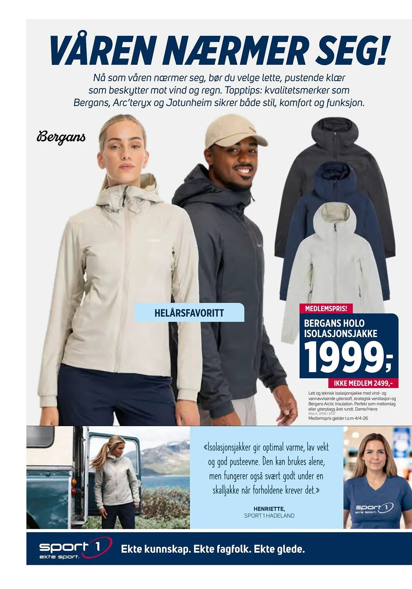 Sport 1 kundeavis fra 15. mars til 5. april 2026 - kundeavisside 2