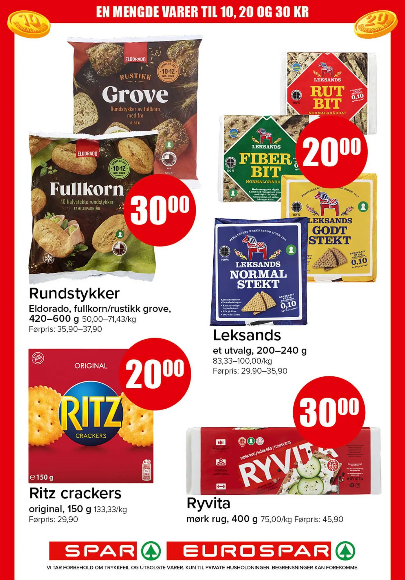 Eurospar kundeavis fra 12. januar til 18. januar 2026 - kundeavisside 12