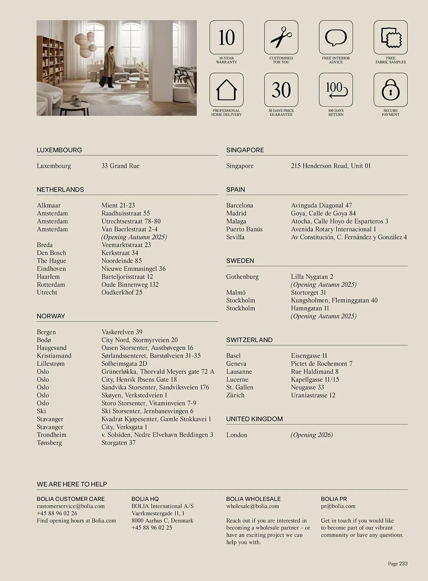 Bolia kundeavis fra 15. september til 31. desember 2025 - kundeavisside 235