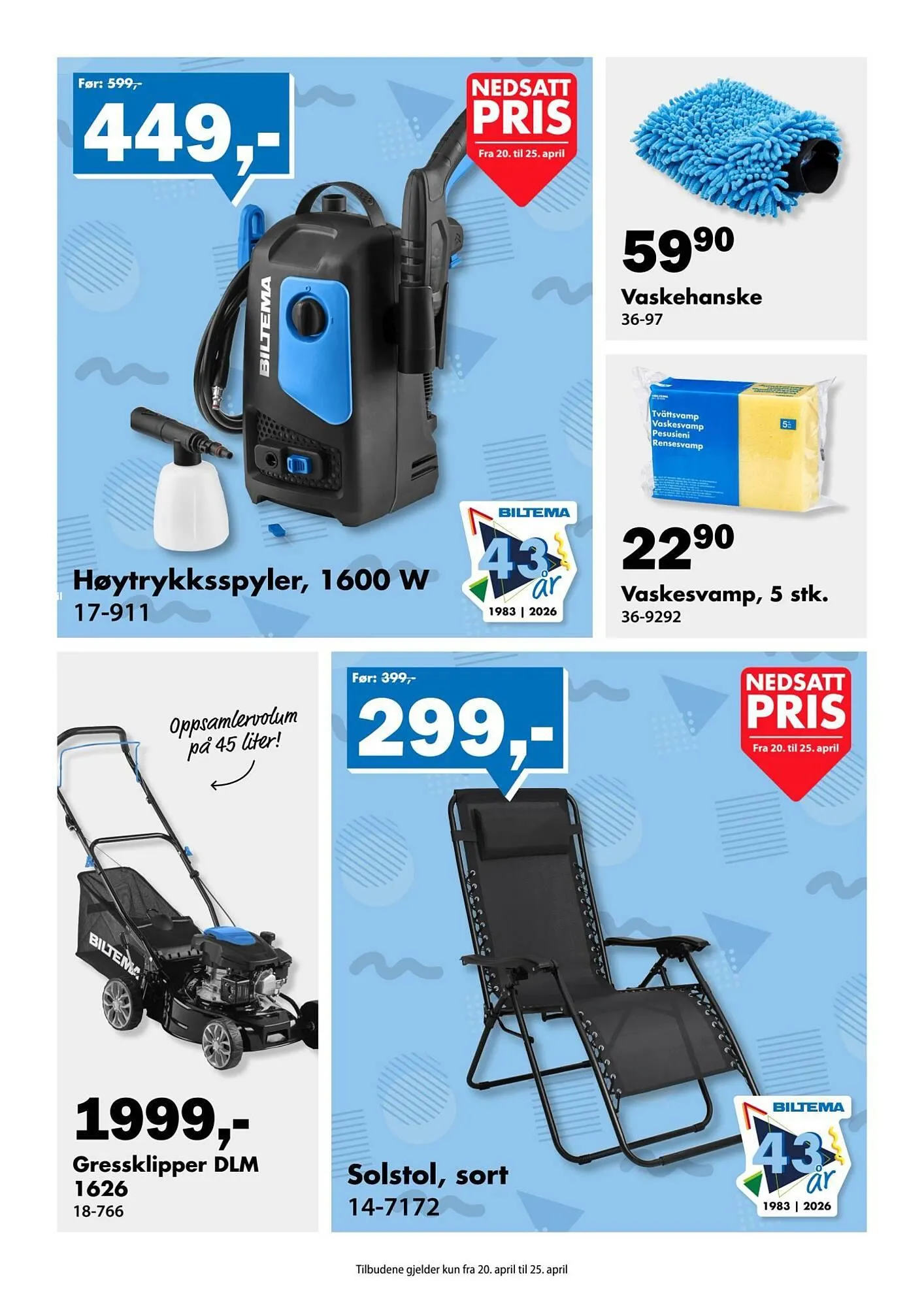 Biltema kundeavis fra 20. april til 26. april 2026 - kundeavisside 5