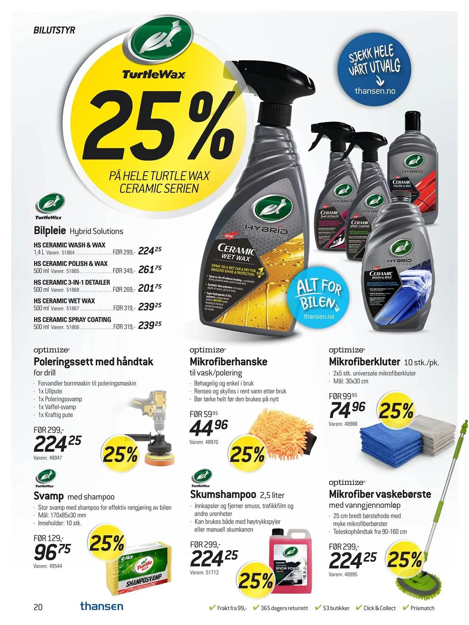 Thansen kundeavis fra 20. mars til 23. april 2026 - kundeavisside 20