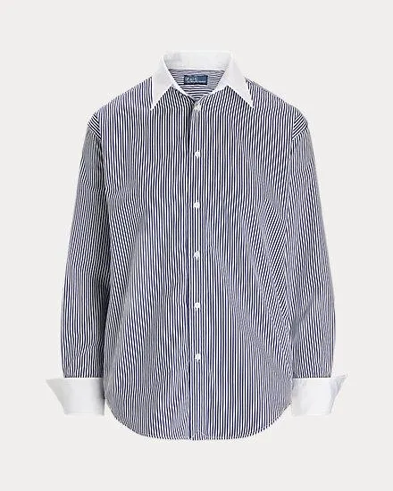 Relaxed Fit Two-Tone Striped Shirt