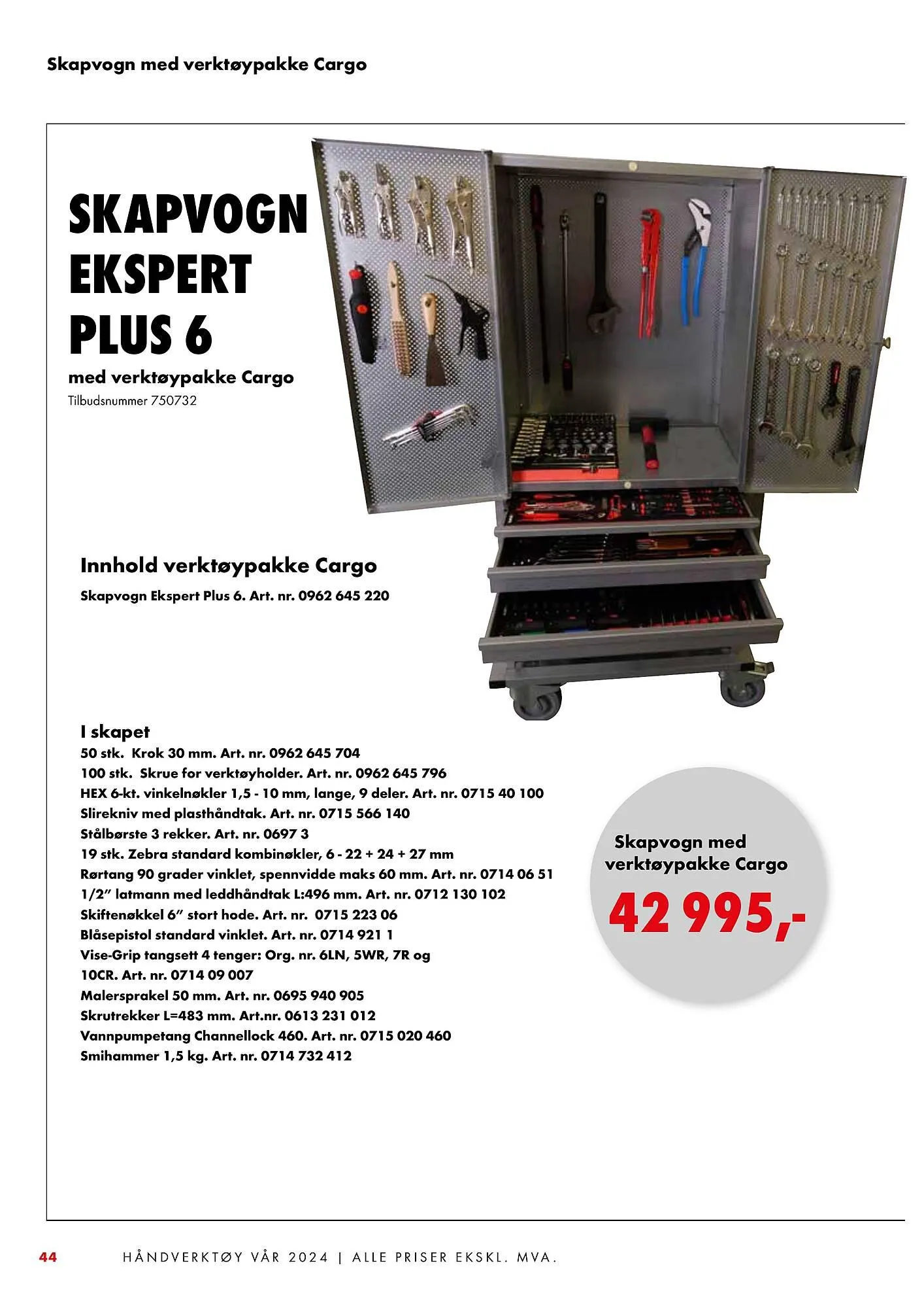 Würth Kundeavis fra 5. februar til 2. juni 2024 - kundeavisside 44