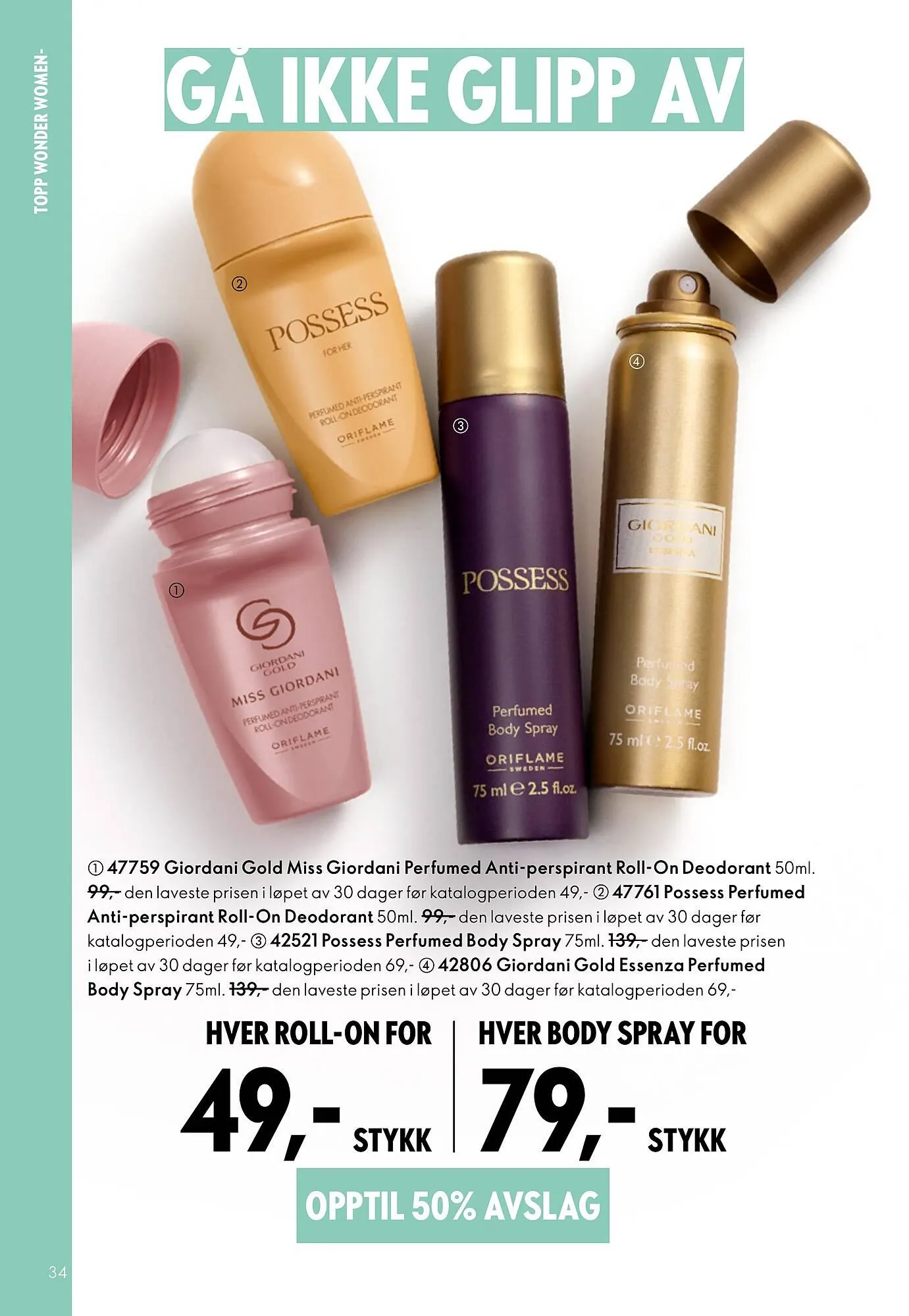 Oriflame katalog fra 18. februar til 10. mars 2026 - kundeavisside 34