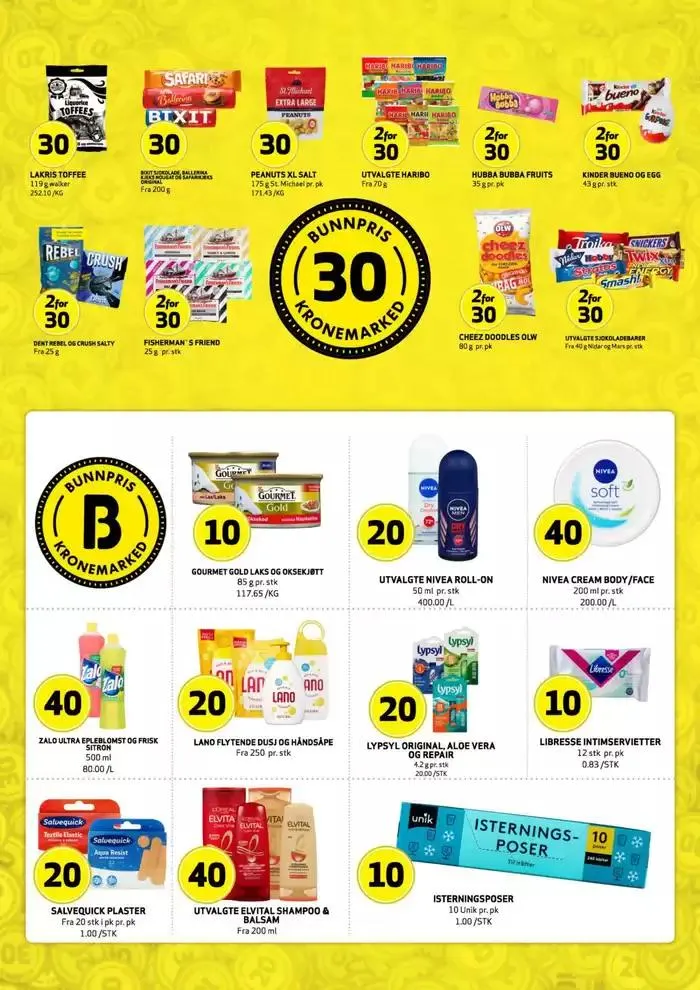 Stort utvalg av tilbud fra 18. oktober til 1. november 2024 - kundeavisside 3