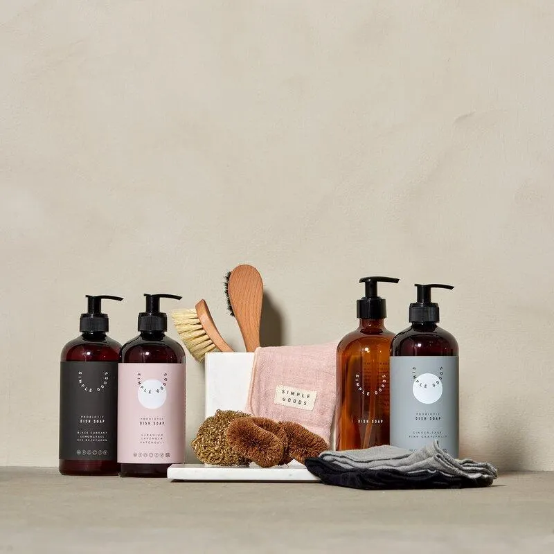 Grapefruit oppvasksåpe 450 ml pumpeflaske lys blå