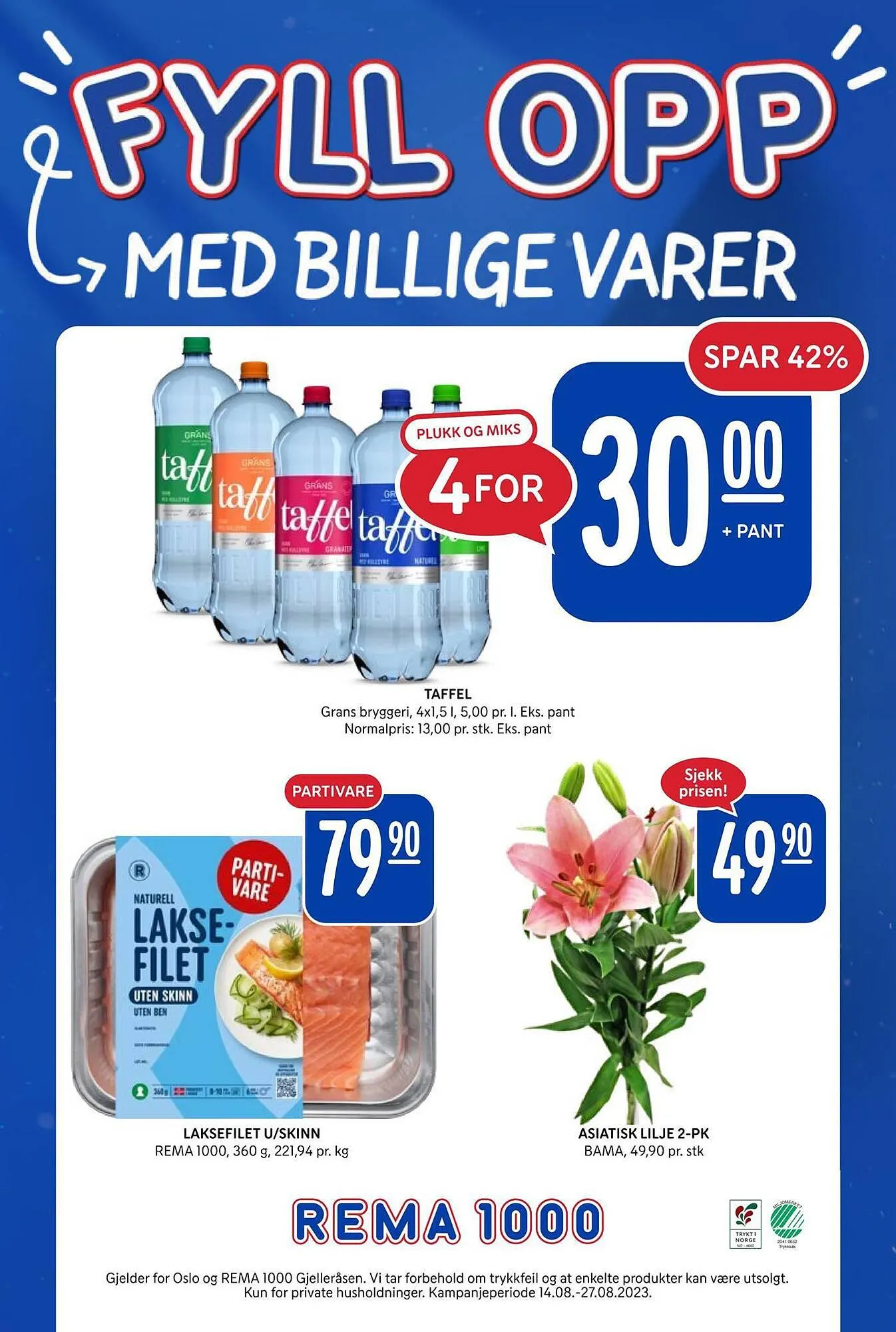 Rema 1000 Kundeavis fra 13. august til 26. august 2023 - kundeavisside 12