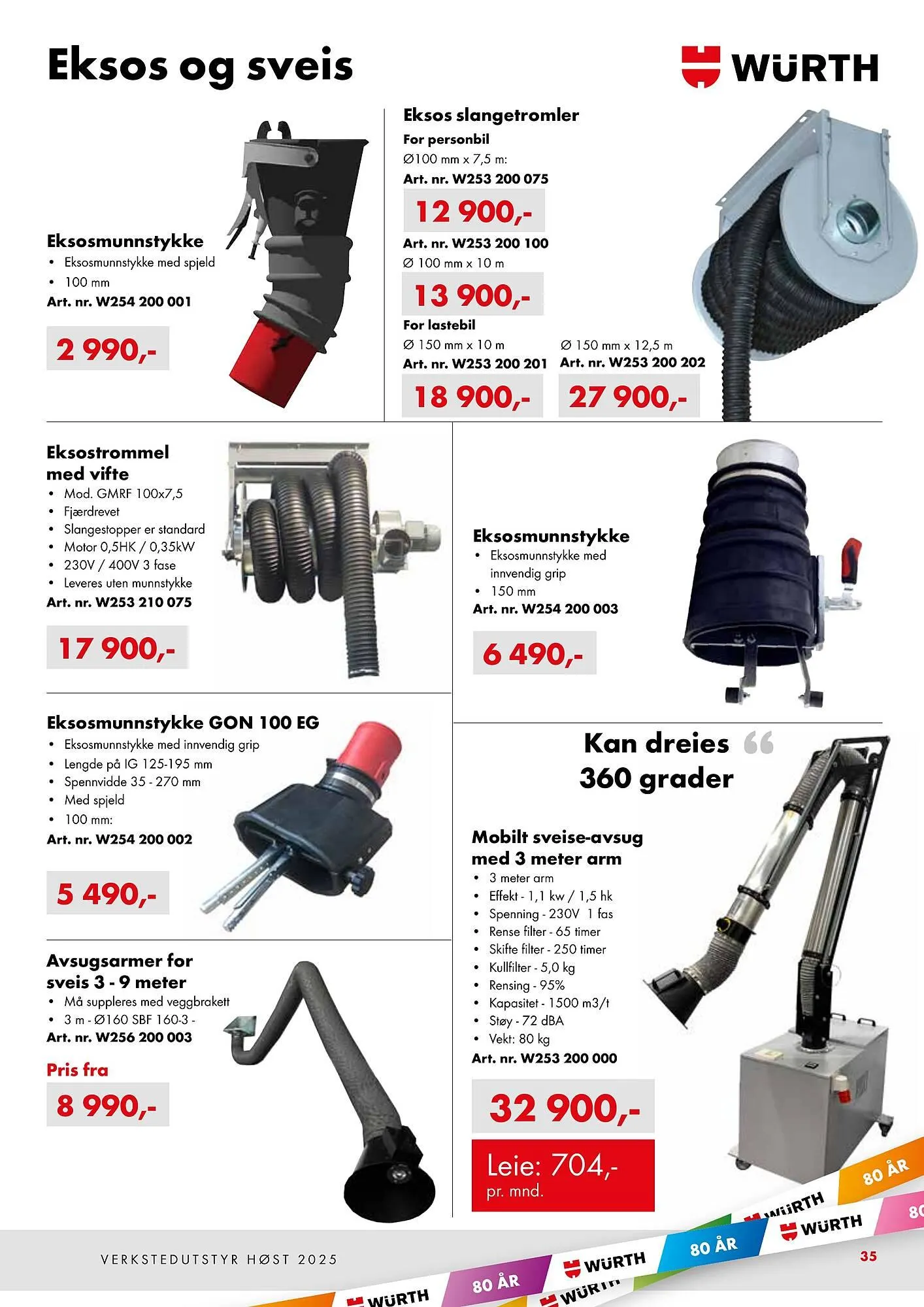 Würth kundeavis fra 16. september til 31. desember 2025 - kundeavisside 35