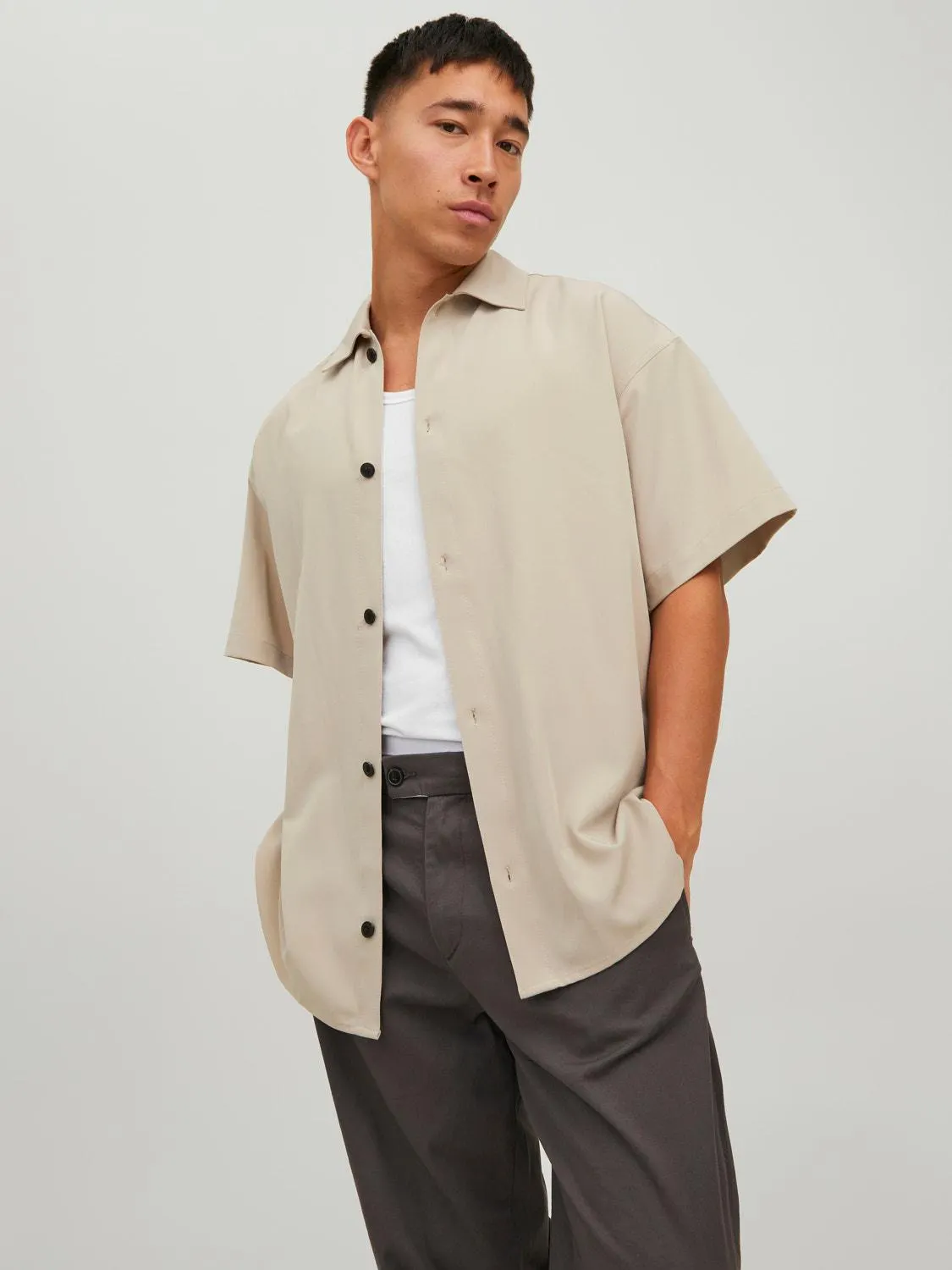 Oversize Fit Uformell skjorte