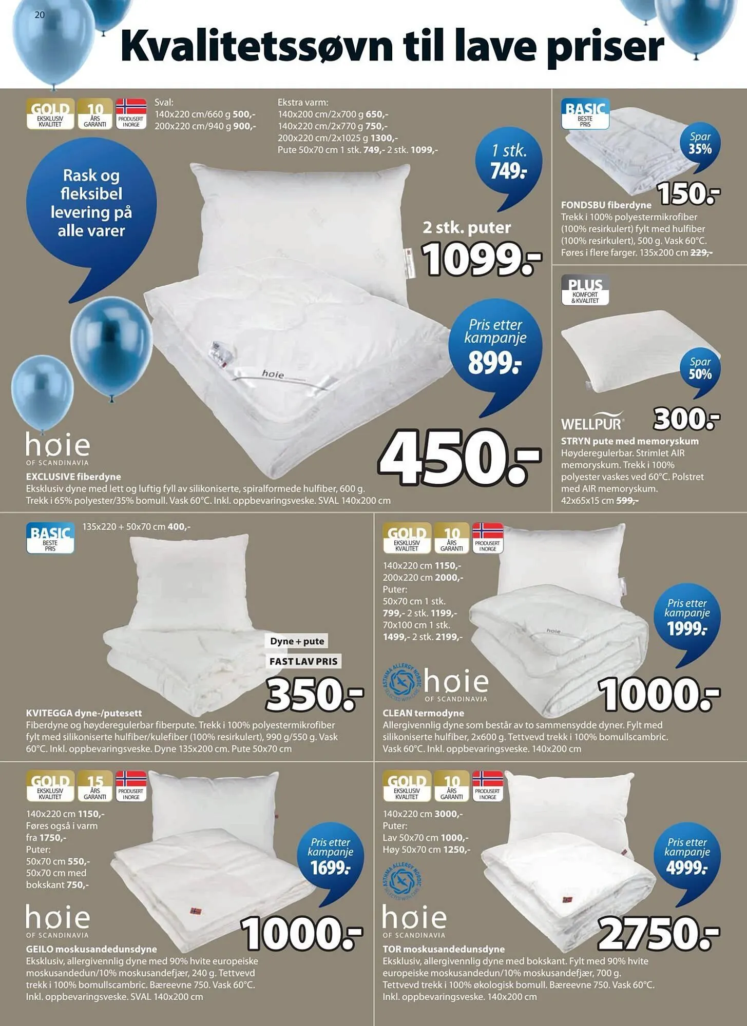 JYSK kundeavis fra 30. mars til 12. april 2026 - kundeavisside 20