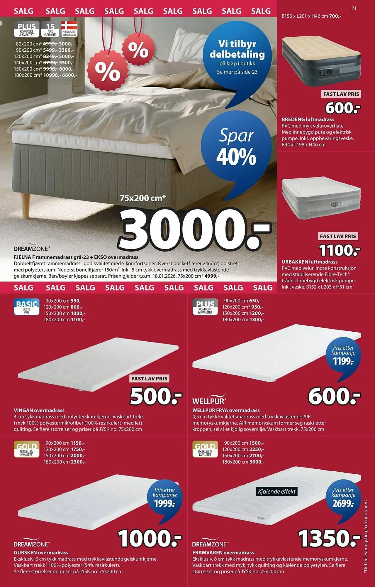 JYSK kundeavis fra 27. desember til 10. januar 2026 - kundeavisside 22