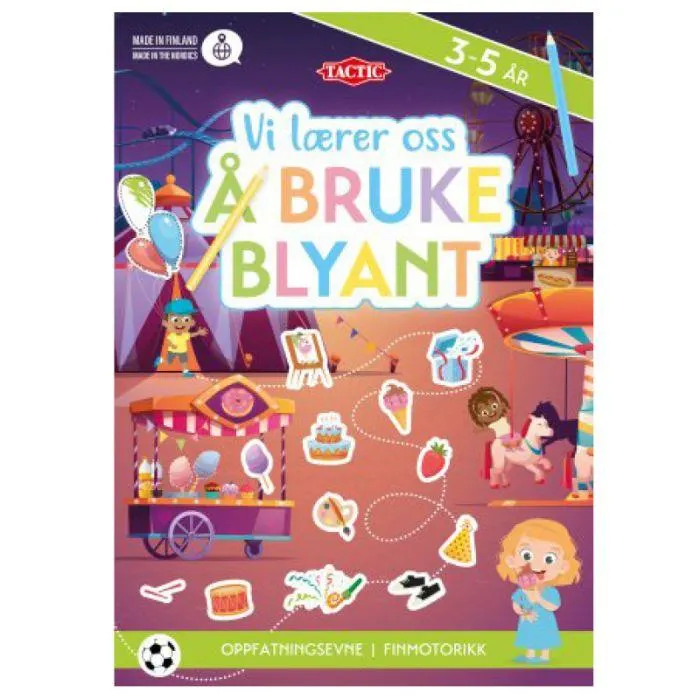 Tactic Aktivitetsbok Vi Lærer Oss: Blyantkontroll 3-5 år