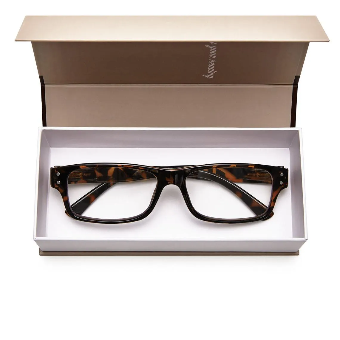 Readers - Lesebriller Rectangular Tortoise