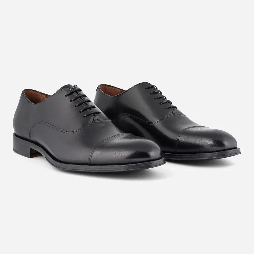 Oxford Toecap - Ebony Black
