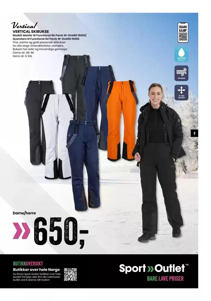 Folder Sport Outlet fra 21. februar til 7. mars 2025 - kundeavisside 9
