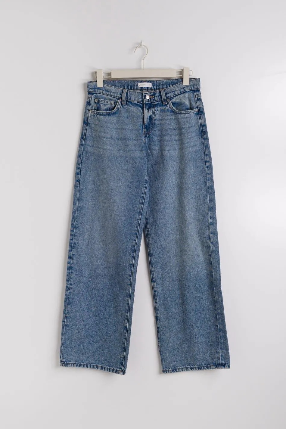 Low wide petite jeans