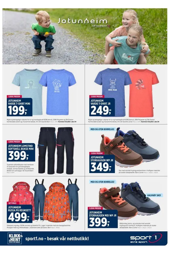 Sport 1 Ekte Sport fra 22. august til 1. september 2024 - kundeavisside 7