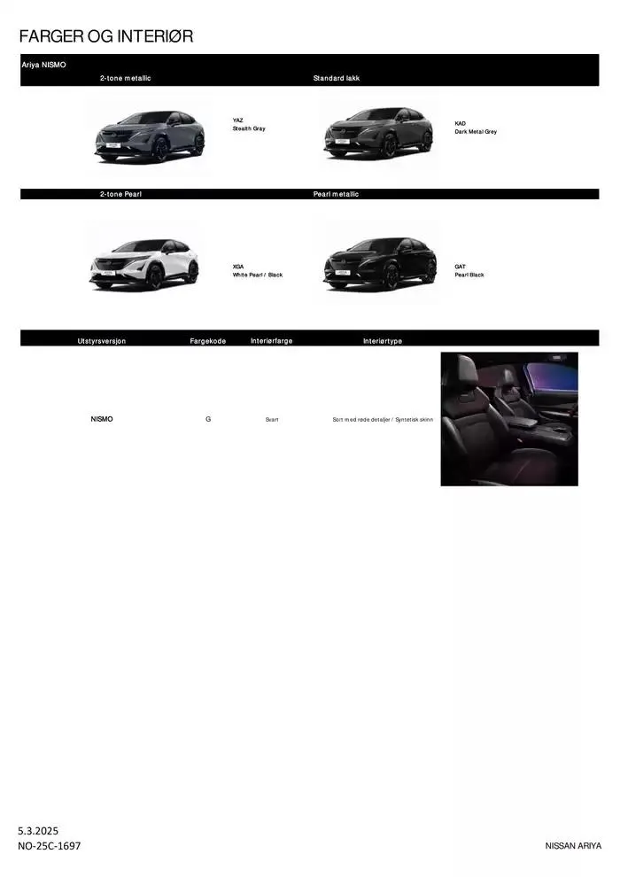 ARIYA fra 6. mars til 6. mars 2026 - kundeavisside 10