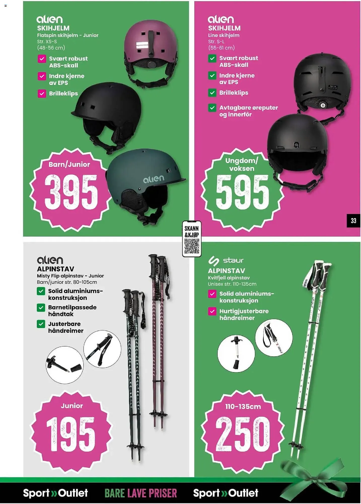 Sport Outlet kundeavis fra 2. desember til 24. desember 2025 - kundeavisside 33