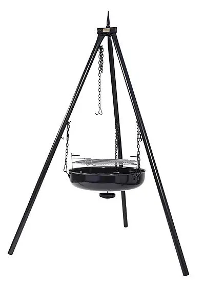 Bålpanne med grillrist 60 cm