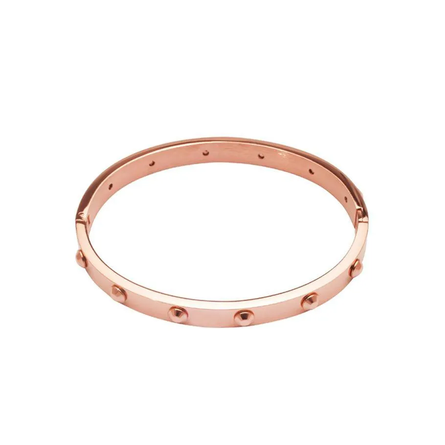 SELMA Armring Roséfarget Stål