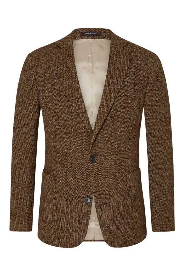 Fogerty Patch Blazer – Brun