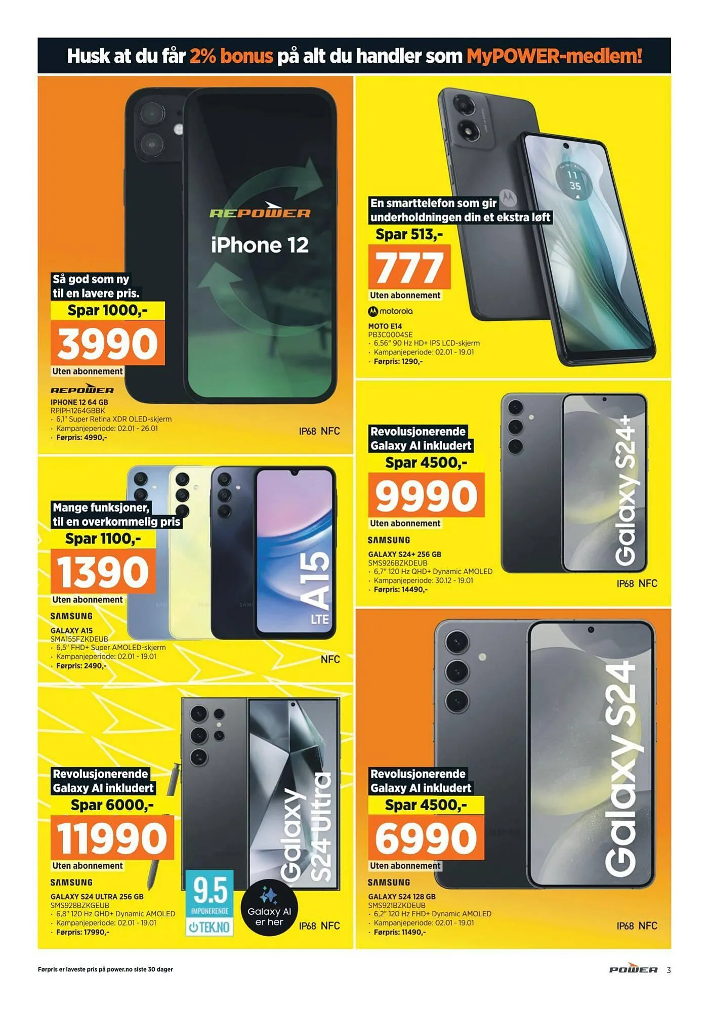 POWER Kundeavis fra 12. januar til 19. januar 2025 - kundeavisside 3
