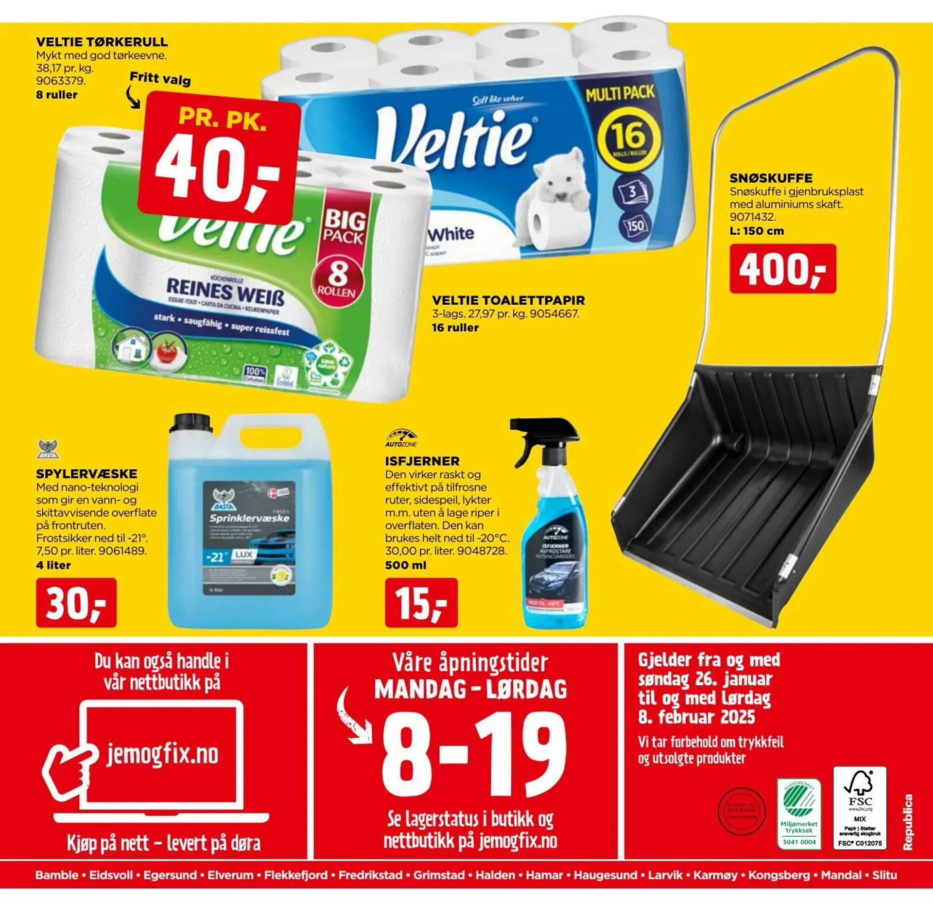 jem & fix Kundeavis fra 25. januar til 8. februar 2025 - kundeavisside 20