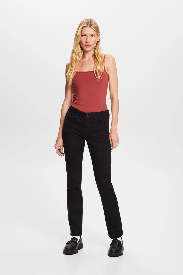 Straight leg stretch jeans