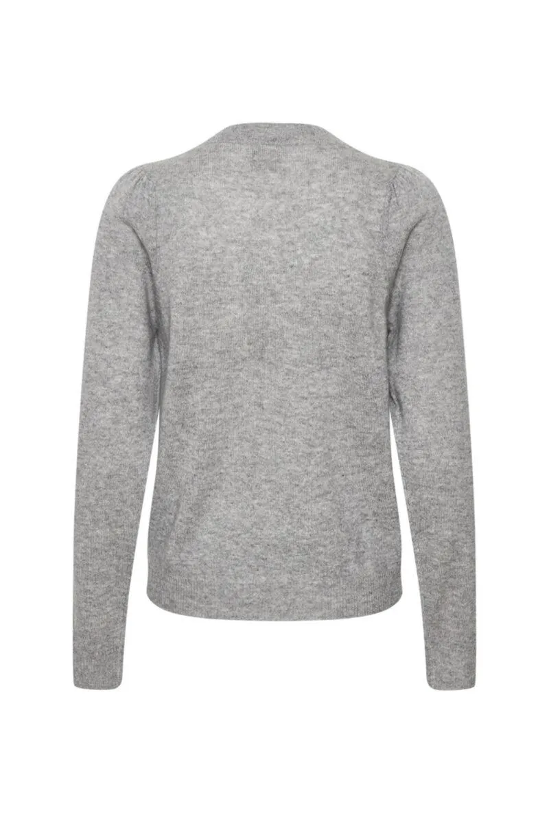 Evina PW Pullover Grey Melange
