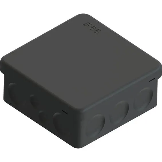 Namron koblingsboks 88 IP65 sort