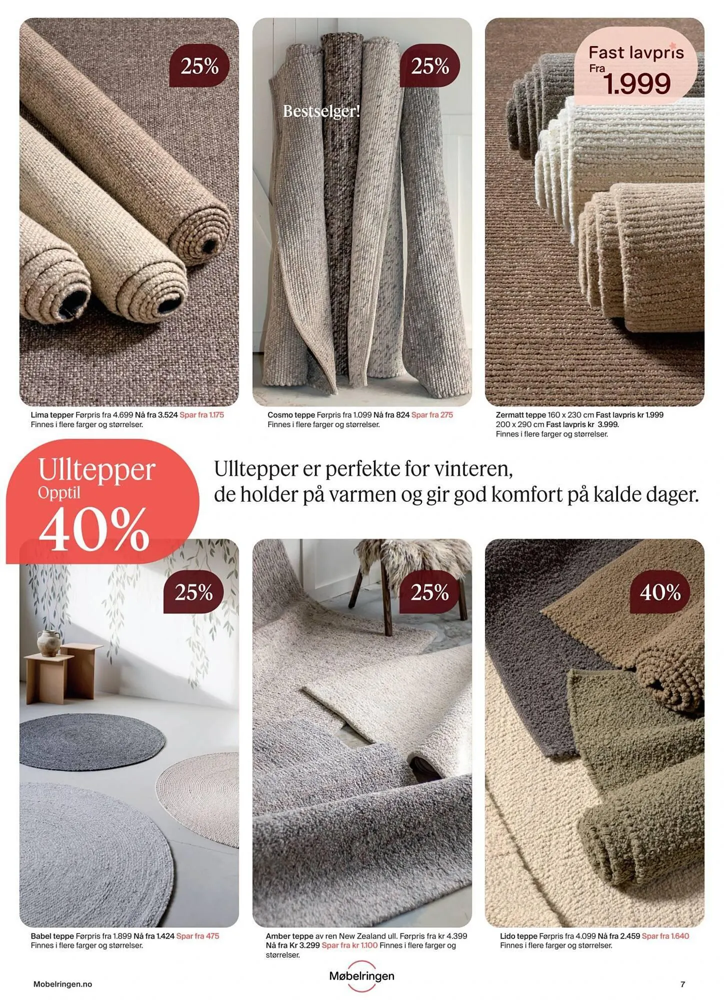 Møbelringen Kundeavis fra 1. januar til 9. februar 2025 - kundeavisside 7