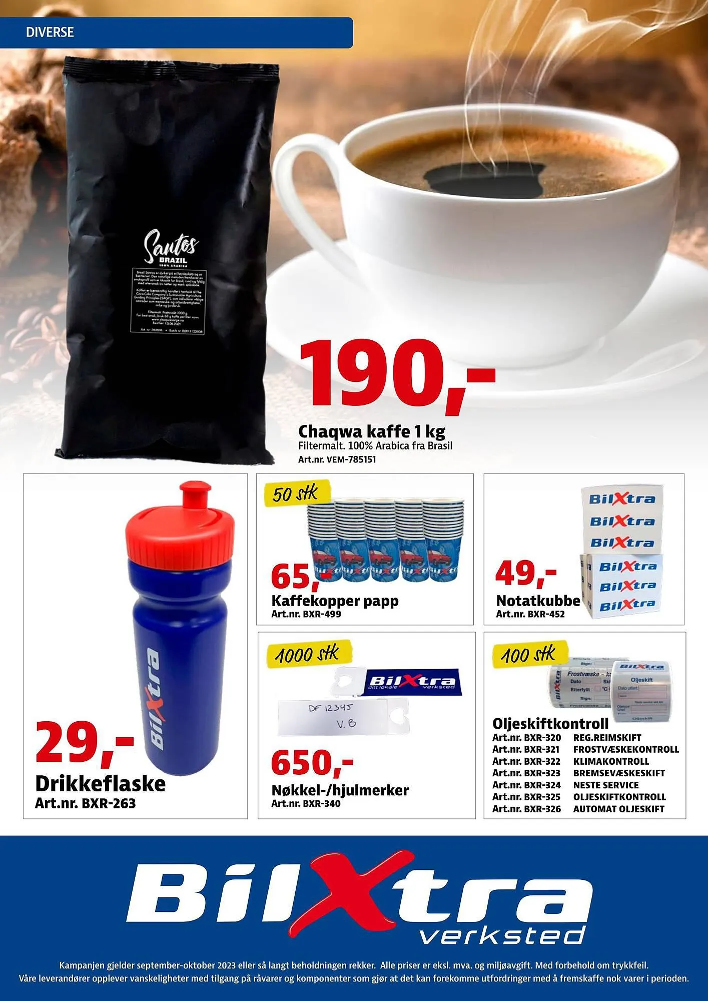 Bilxtra Kundeavis fra 2. september til 31. oktober 2023 - kundeavisside 28