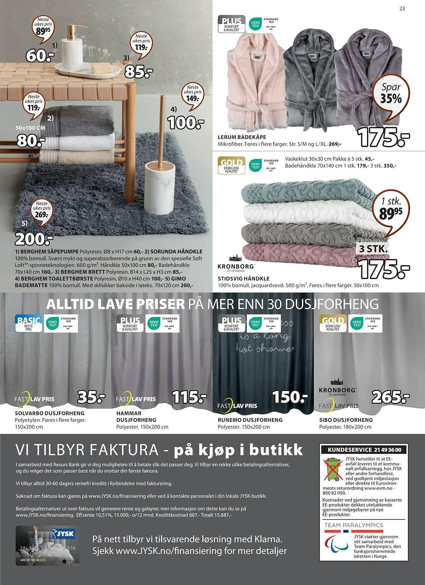 JYSK Kundeavis fra 17. september til 23. september 2023 - kundeavisside 23