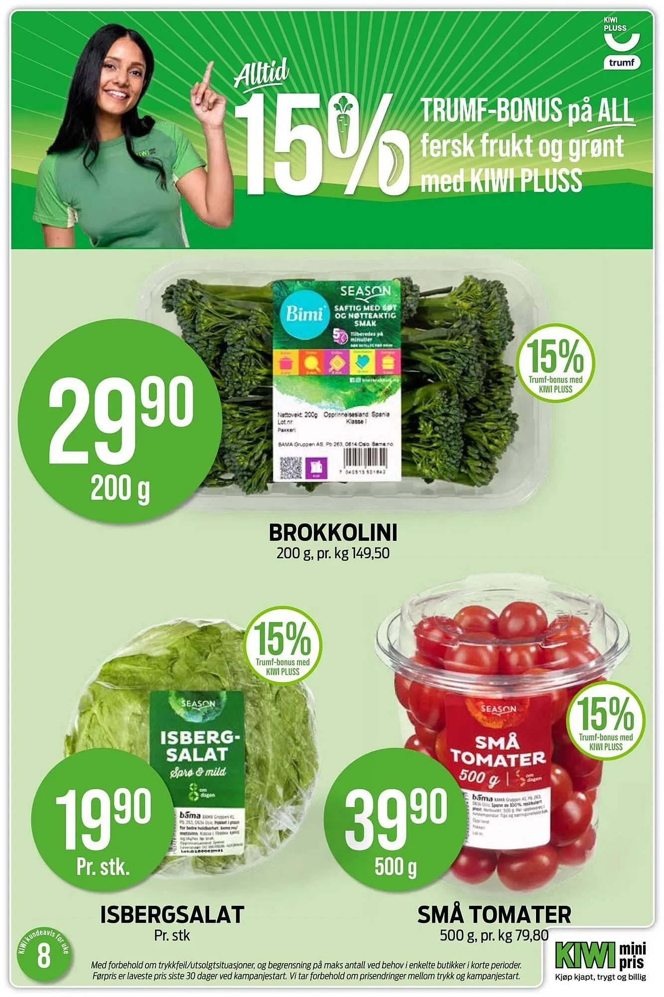 Kiwi kundeavis fra 16. februar til 23. februar 2026 - kundeavisside 19