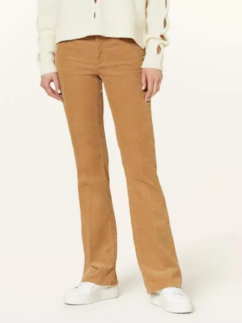 Paris Flared Cord Caramel 42