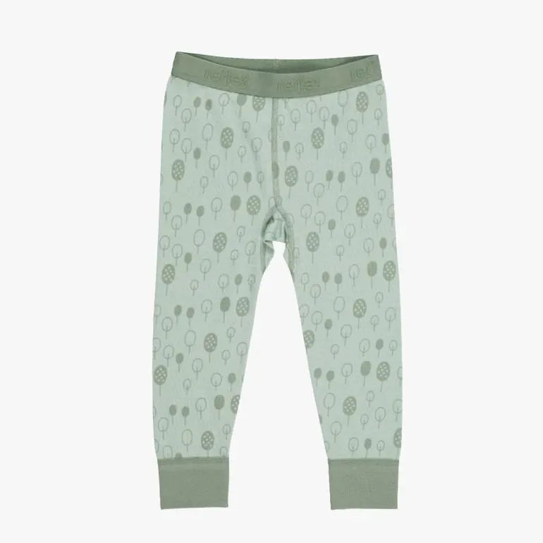 Nysnø babylongs ull/bambus, greenfog