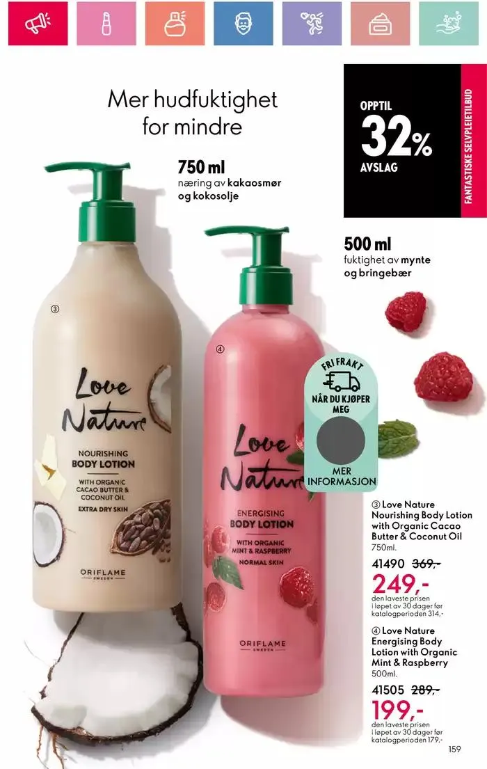 ORIFLAME Kundeavis fra 5. januar til 12. januar 2025 - kundeavisside 159