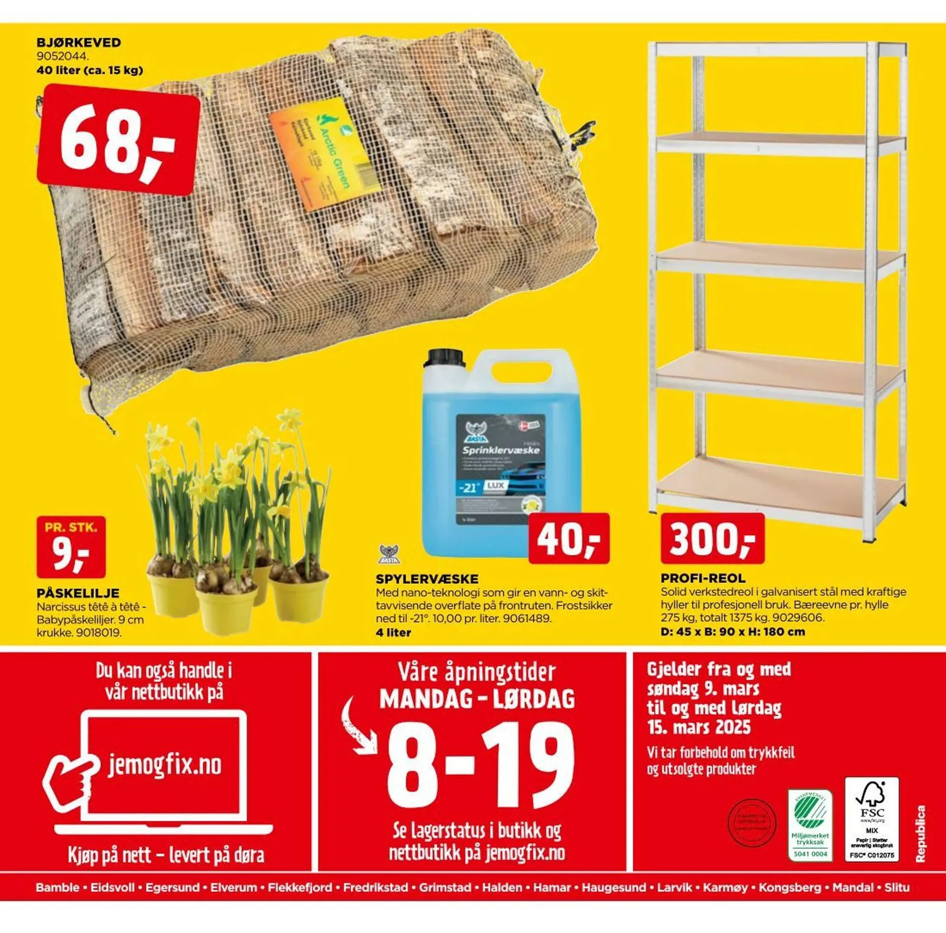 jem & fix Kundeavis fra 9. mars til 15. mars 2025 - kundeavisside 20